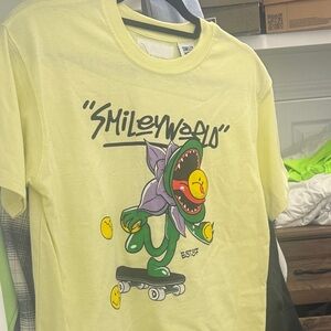 ZARA Kids Yellow Graphic T-Shirt